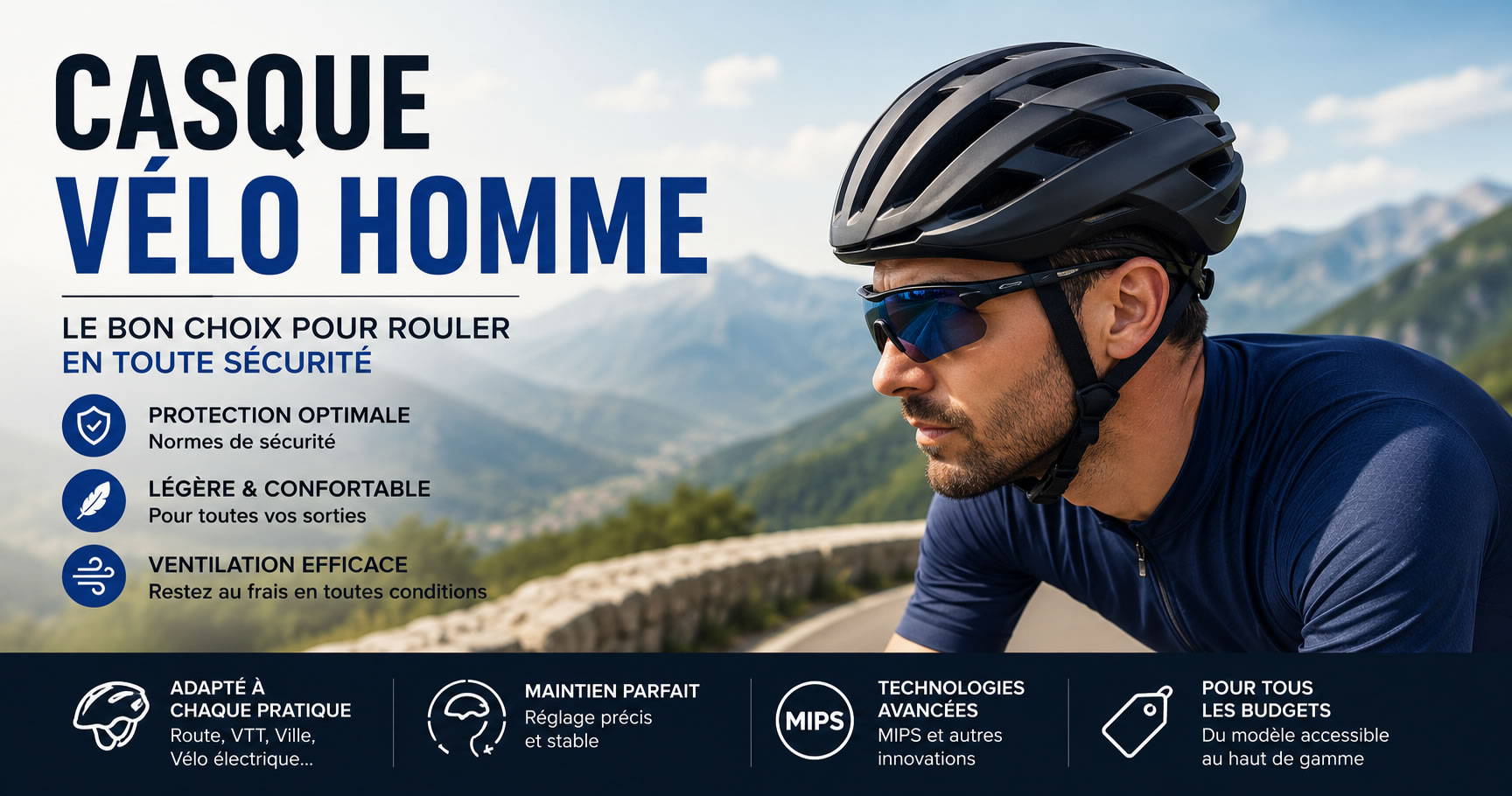 Casque v&eacute;lo homme : comment choisir le bon mod&egrave;le ?