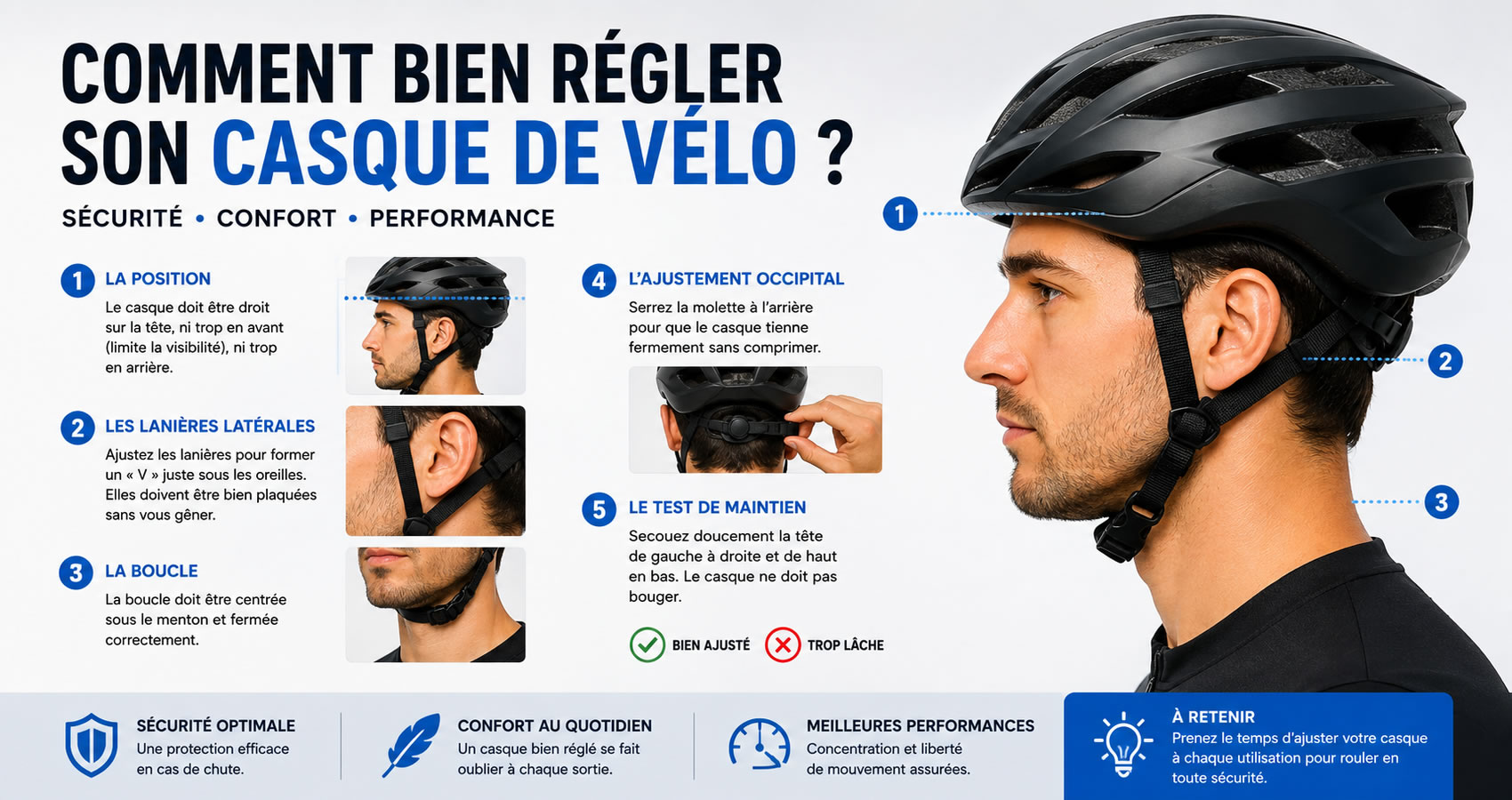 Comment bien r&eacute;gler son casque de v&eacute;lo ?