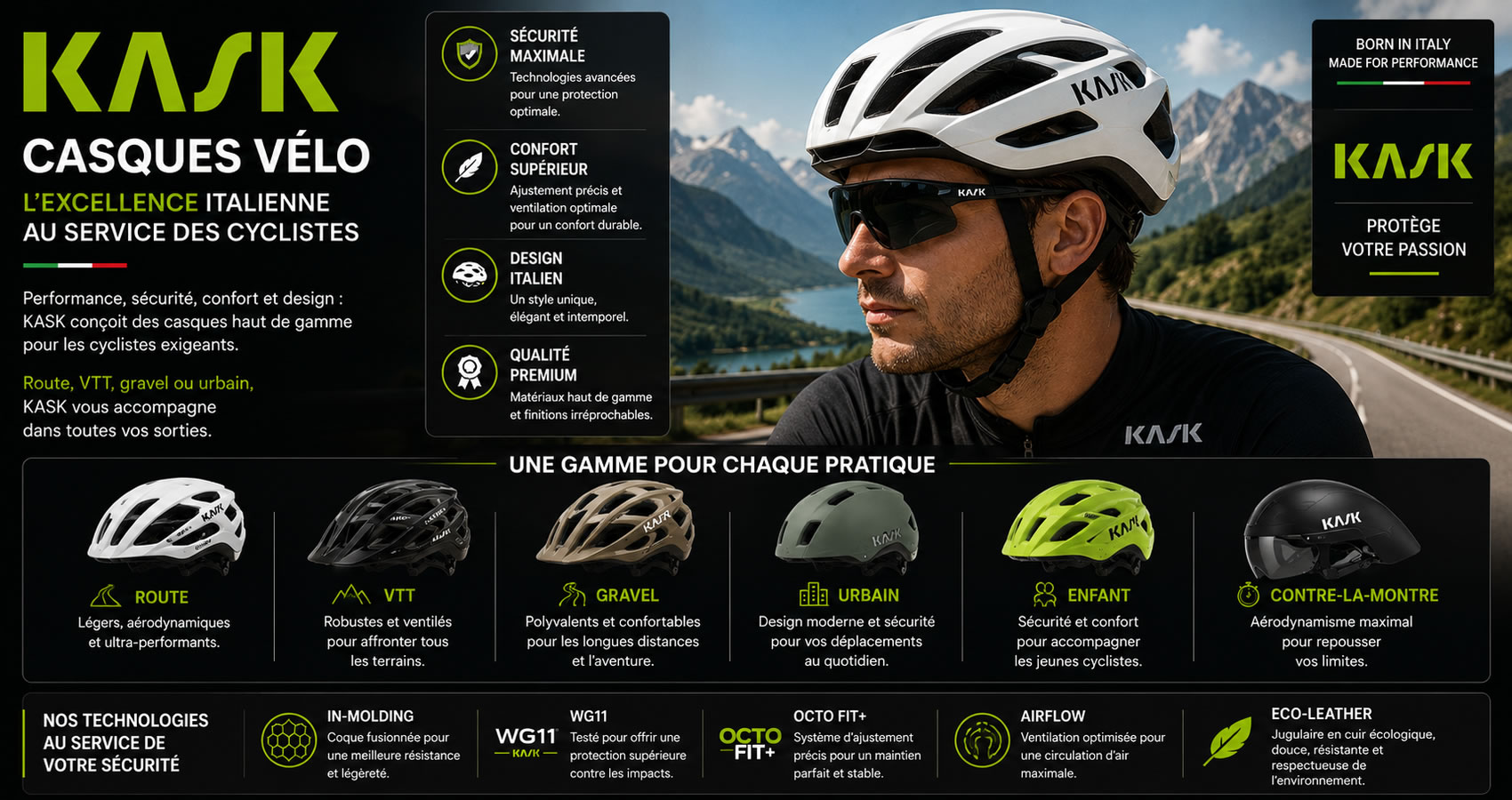 Casque v&eacute;lo KASK