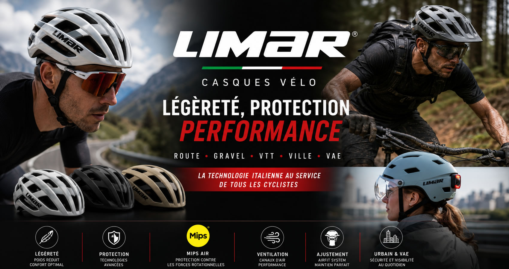 Casque v&eacute;lo LIMAR