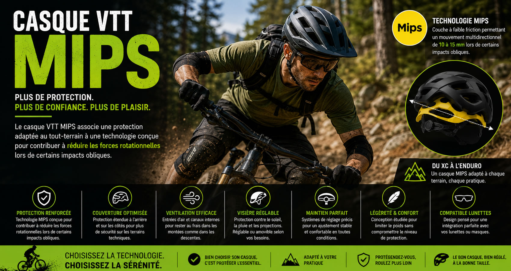 Casque VTT MIPS
