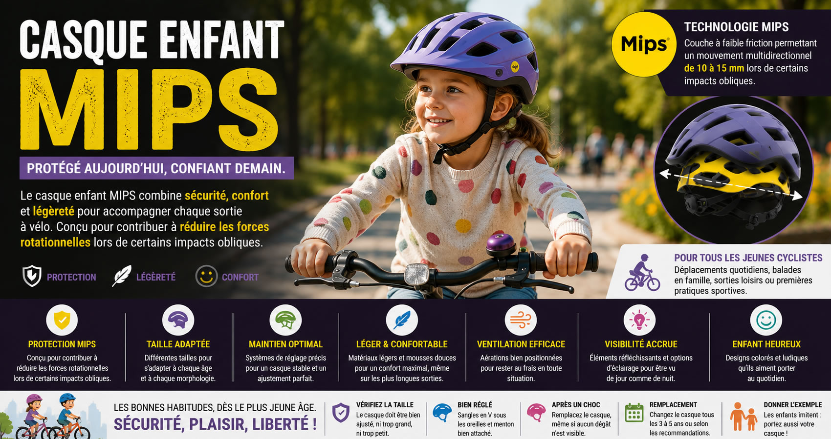 Casque enfant MIPS