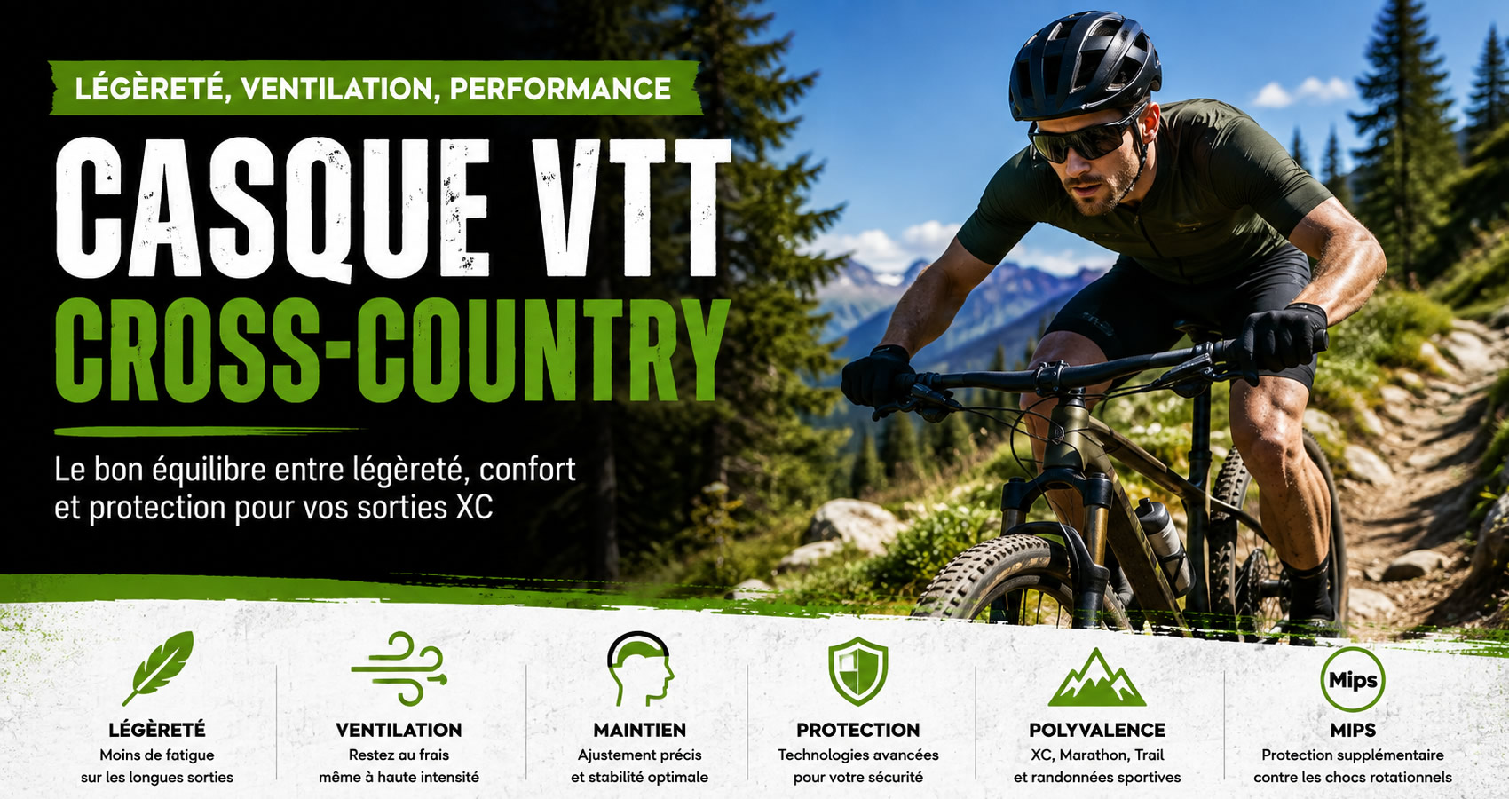 Casque VTT cross-country