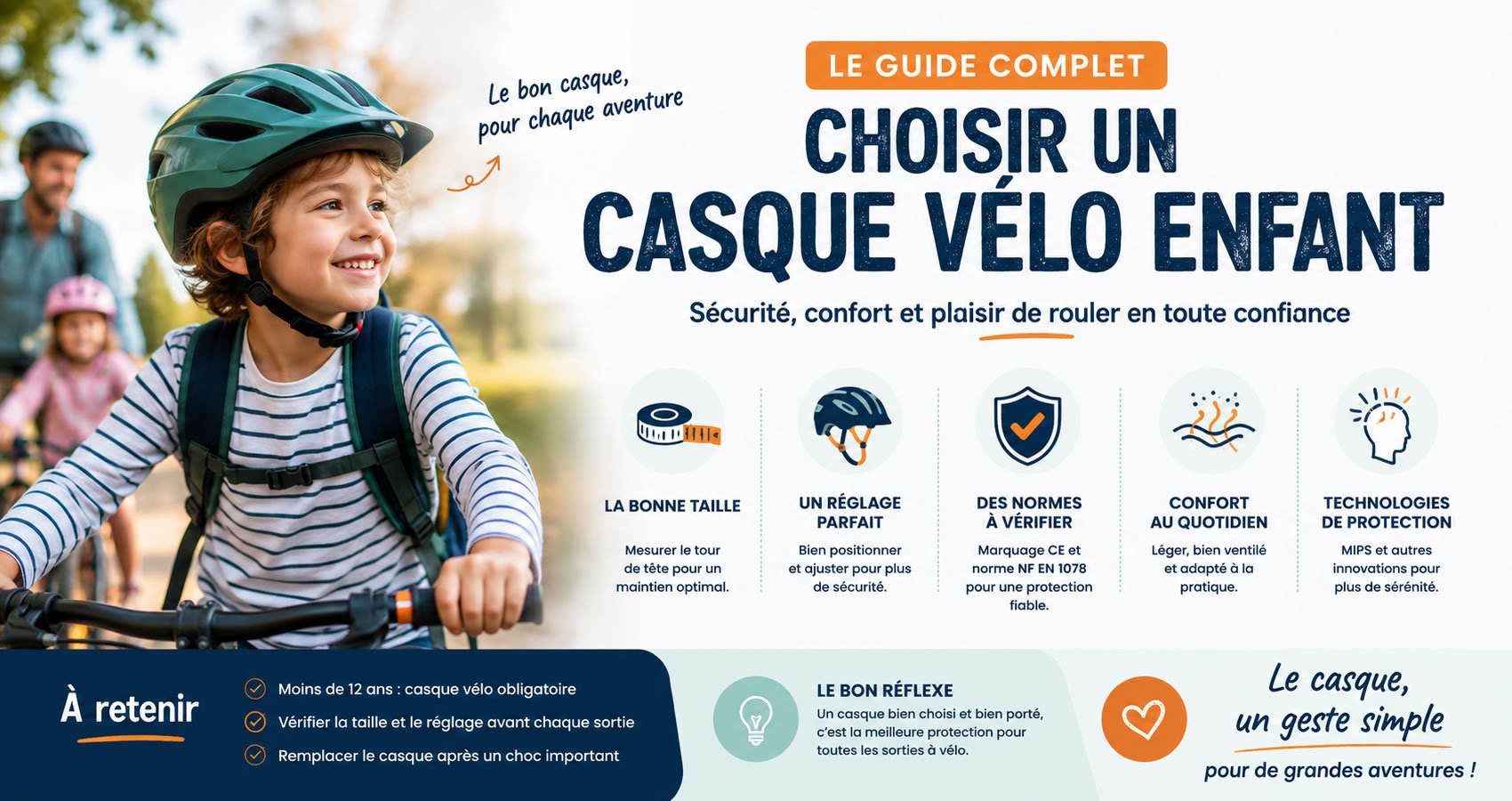 Choisir un casque de v&eacute;lo pour enfant